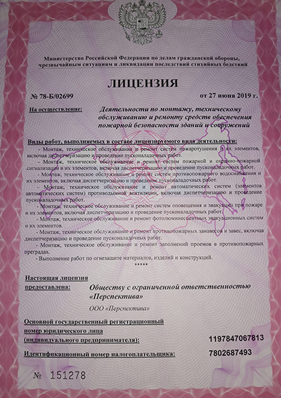 Лицензия